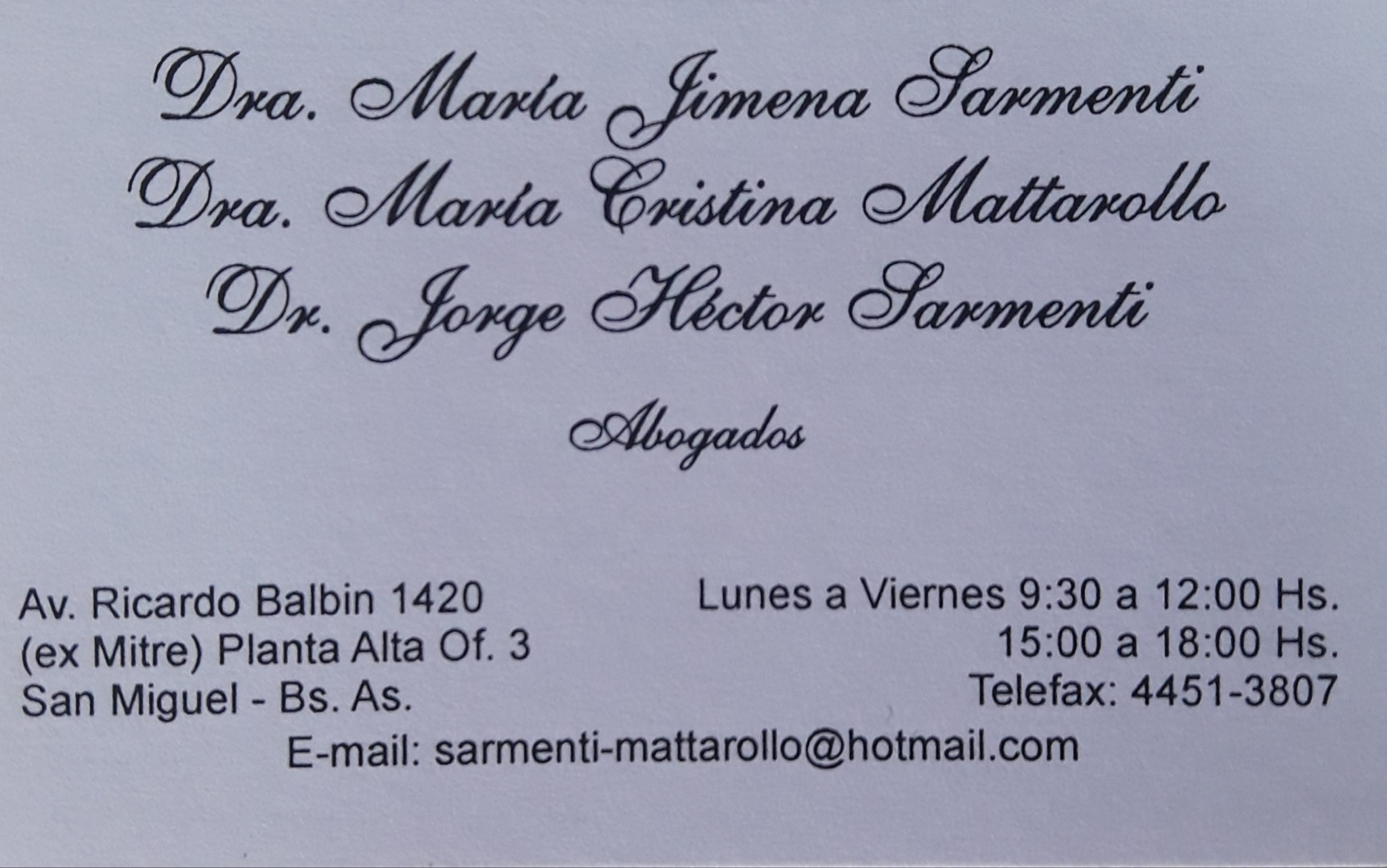 SMS Estudio Juridico | San Miguel