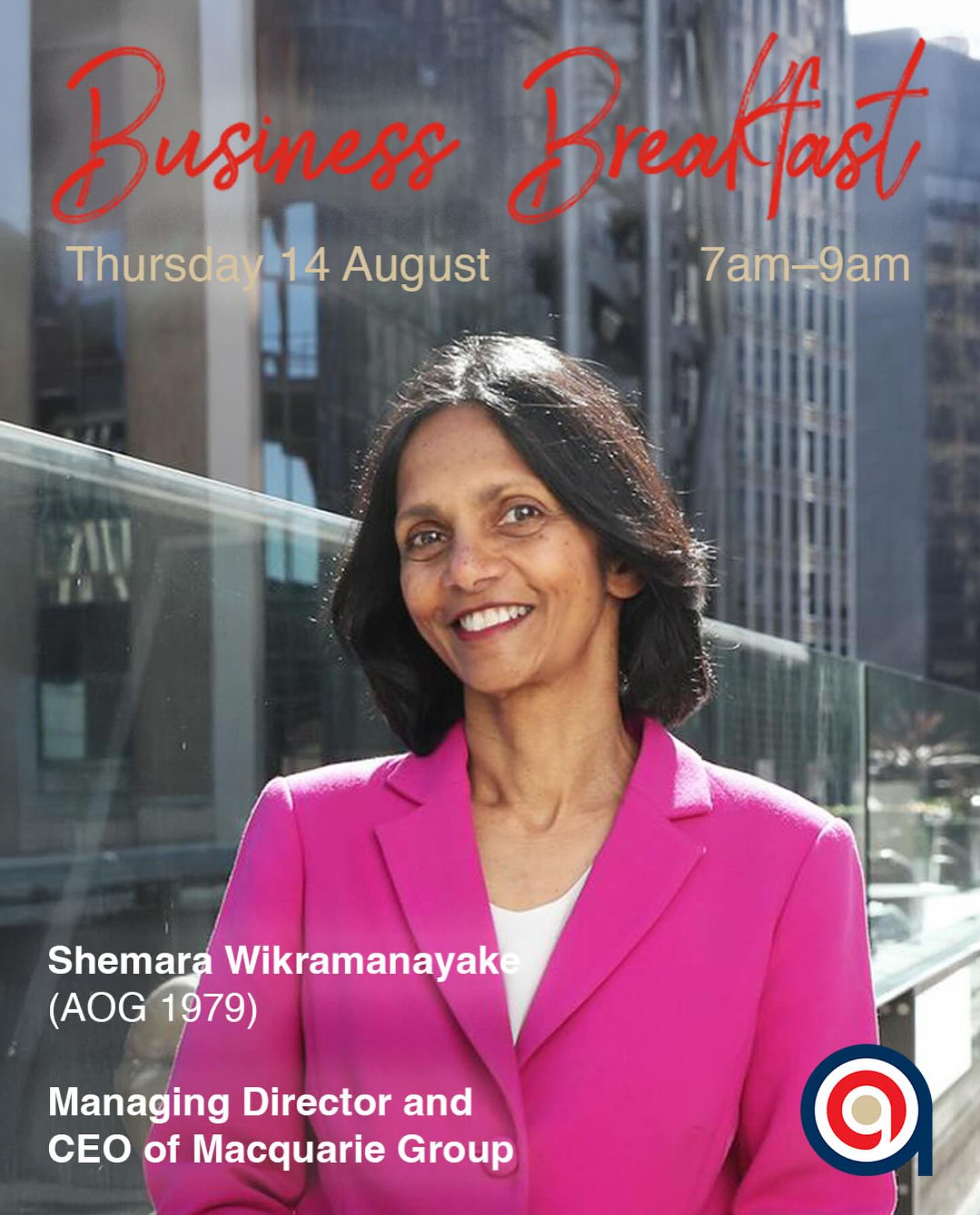 Ascham - We are thrilled to welcome one of Australia’s most influential