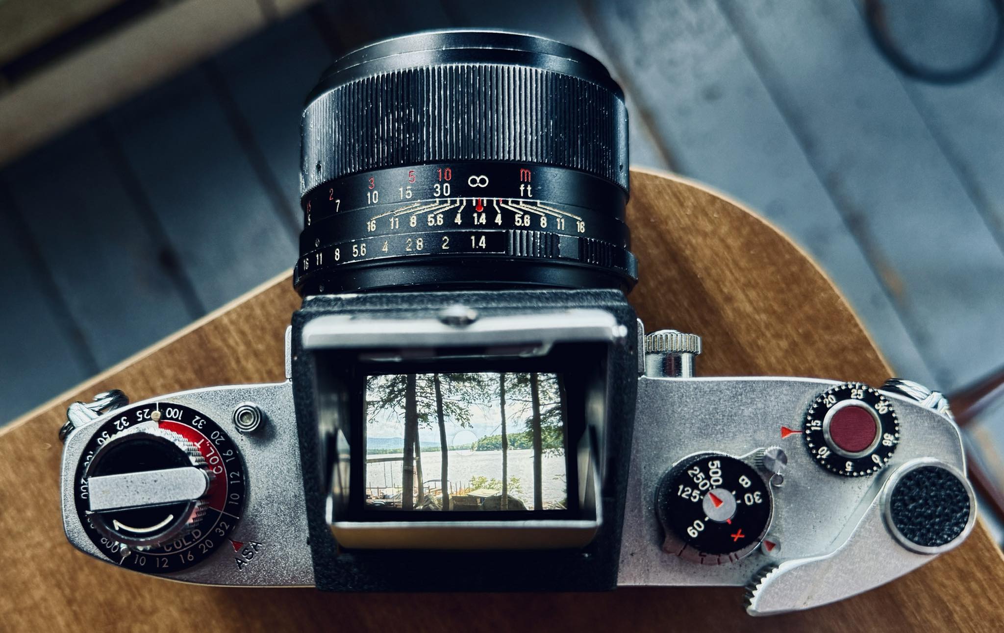 Praktica camera with M42x1mm lens