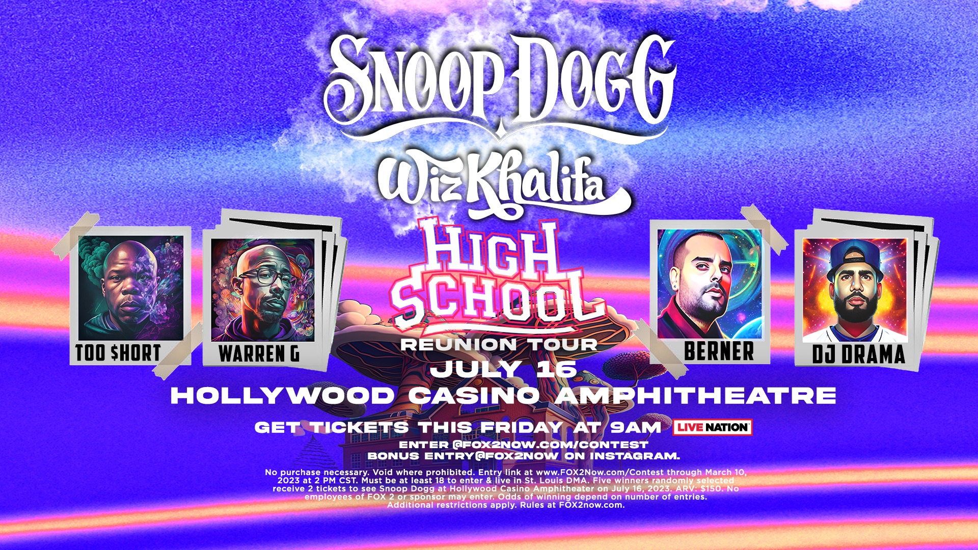 HIGH SCHOOL REUNION TOUR: Entertainment icon, SNOOP DOGG, is