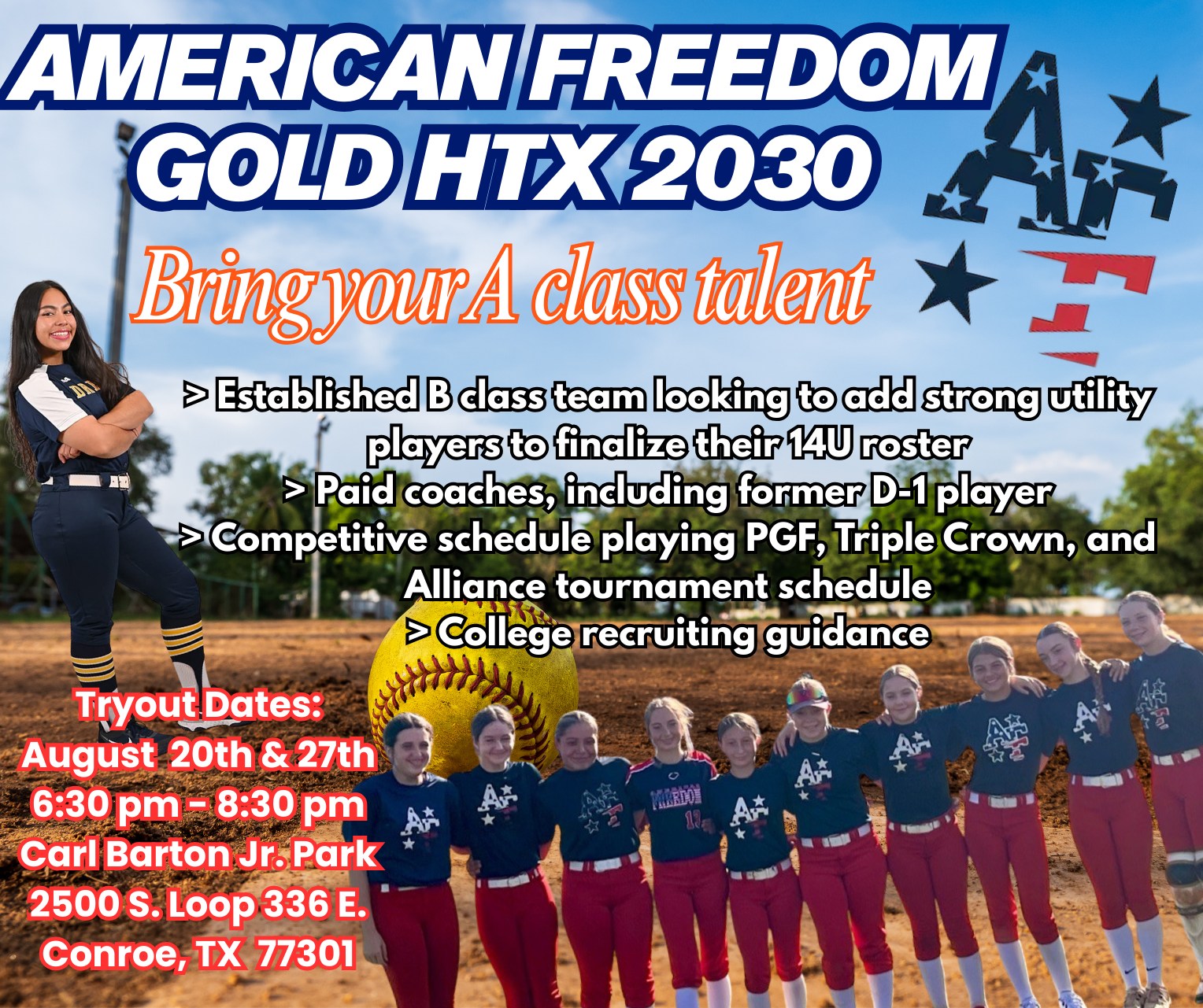 Tryouts tonight at Scrapyard, Conroe - sign-in location | The