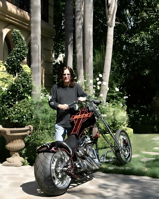 Ozzy Osbourne's chopper by Count's Customs