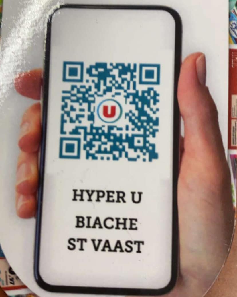 Utilisez ce QR code pour... - Hyper U Biache Saint Vaast | Facebook