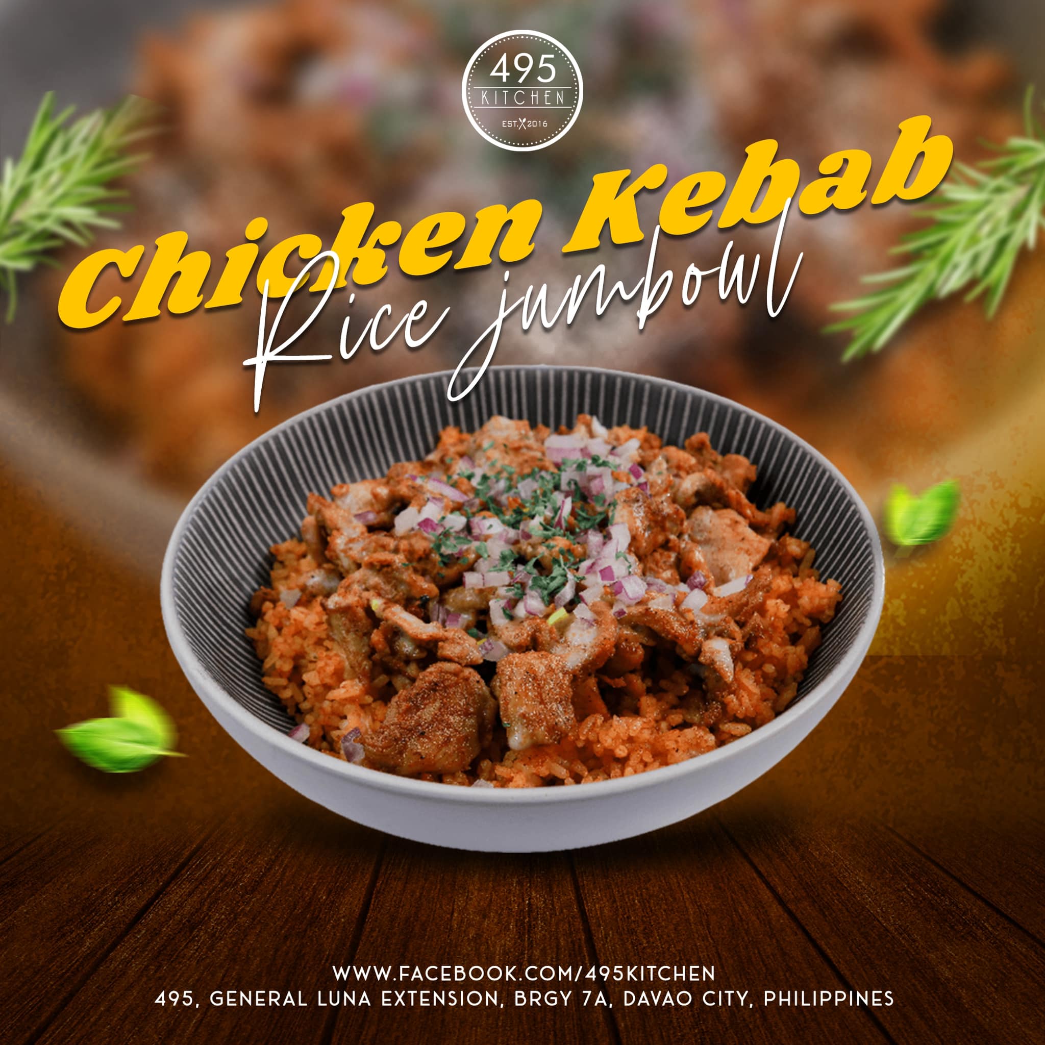 495 kitchen - Now serving! 📍Mt Apo Branch 11:30 AM to...