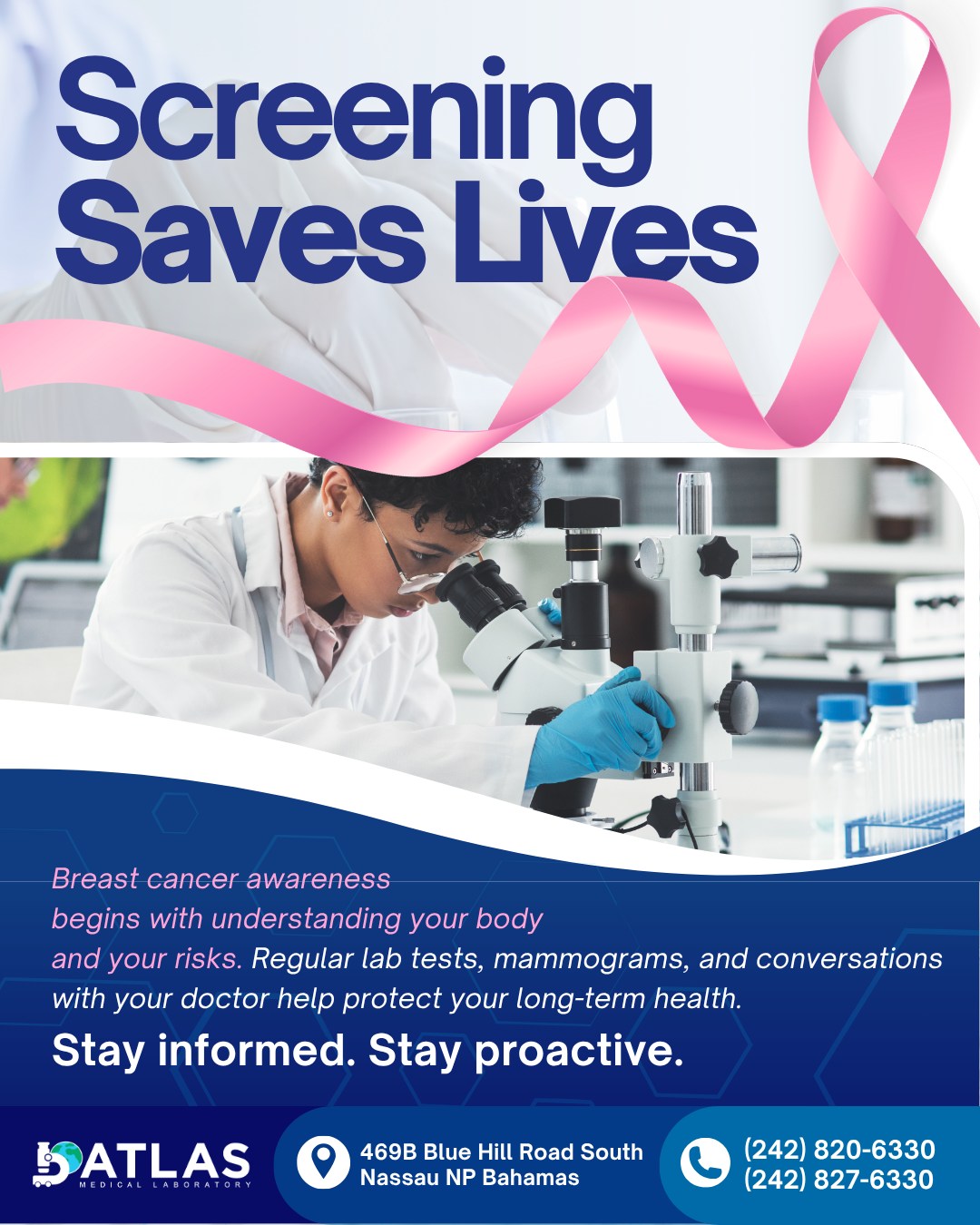 ATLAS - Regular lab tests and mammograms play a key role in early ...