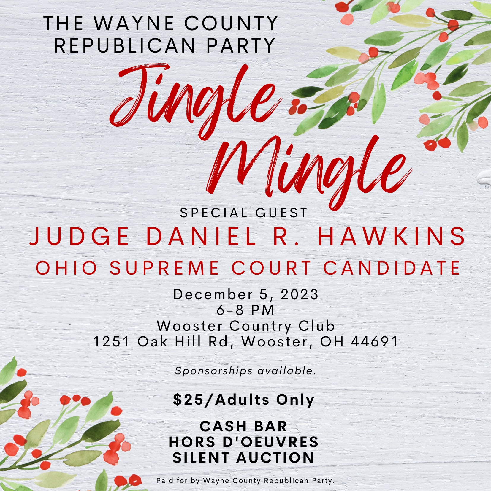 🎄🐘Come celebrate the start... - Wayne County Republican Party | Facebook
