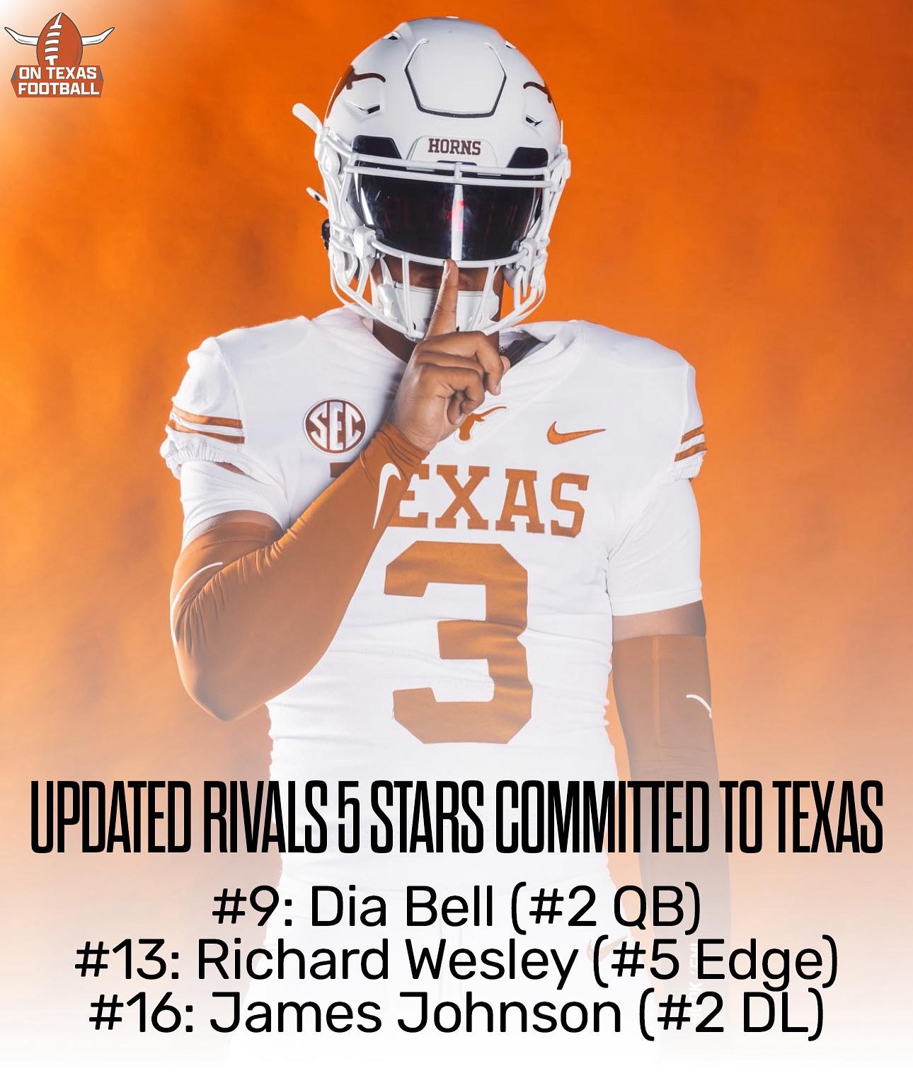 Texas - With Rivals releasing their new recruiting rankings, here are ...