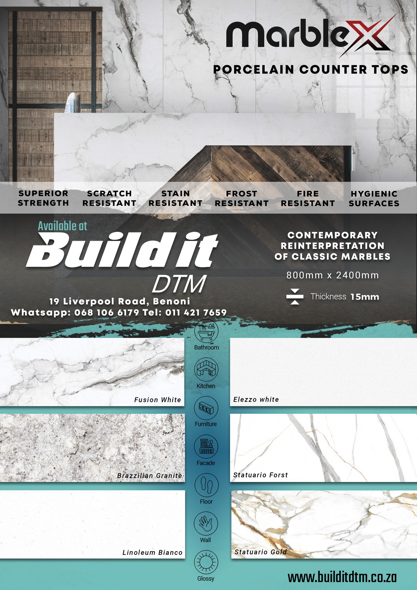 The MarbleX... - Build it DTM - Benoni, 19 Liverpool Road | Facebook