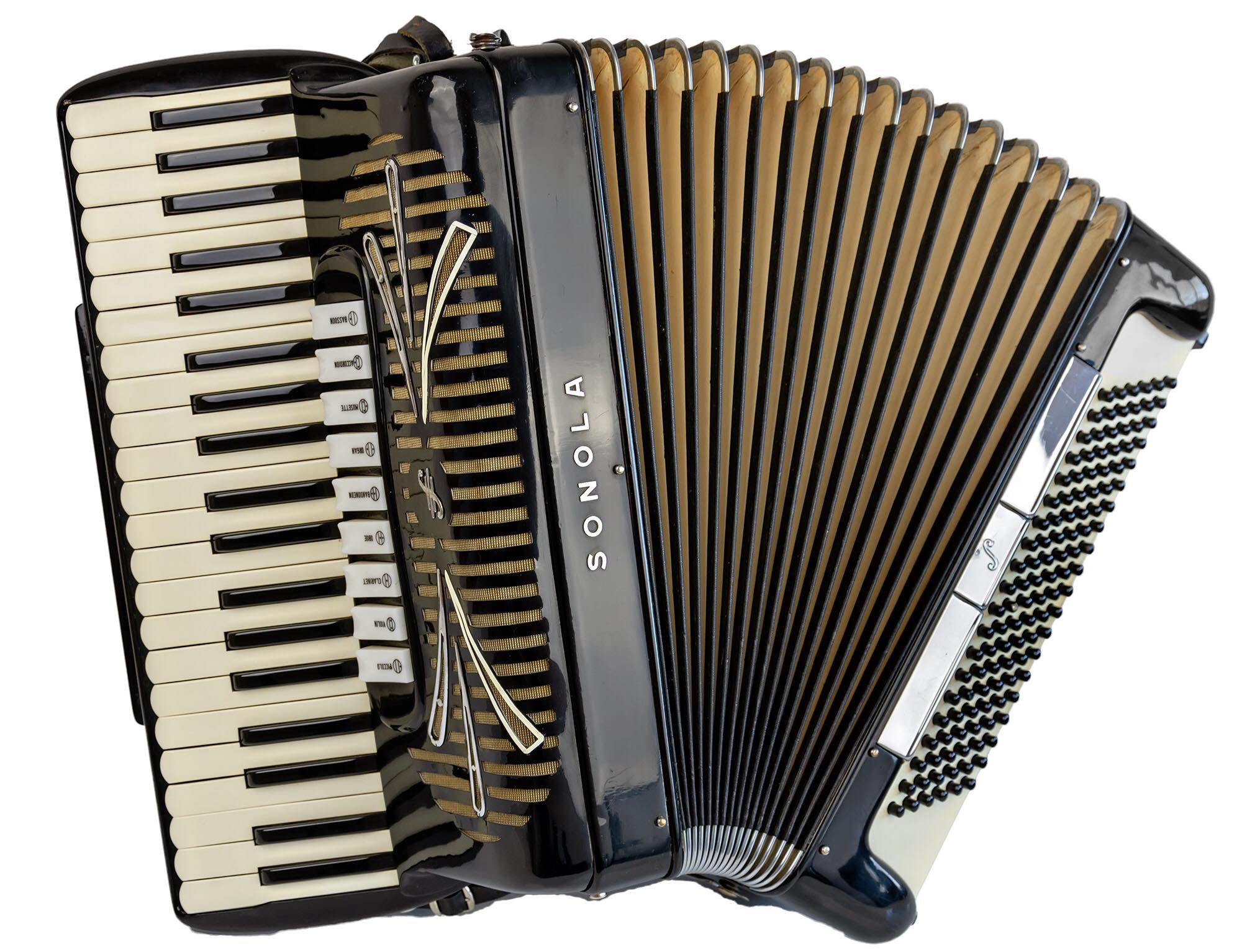 DELICIA SONOREX 22 120 Bass Chromatic Button Accordion (Pre-Owned