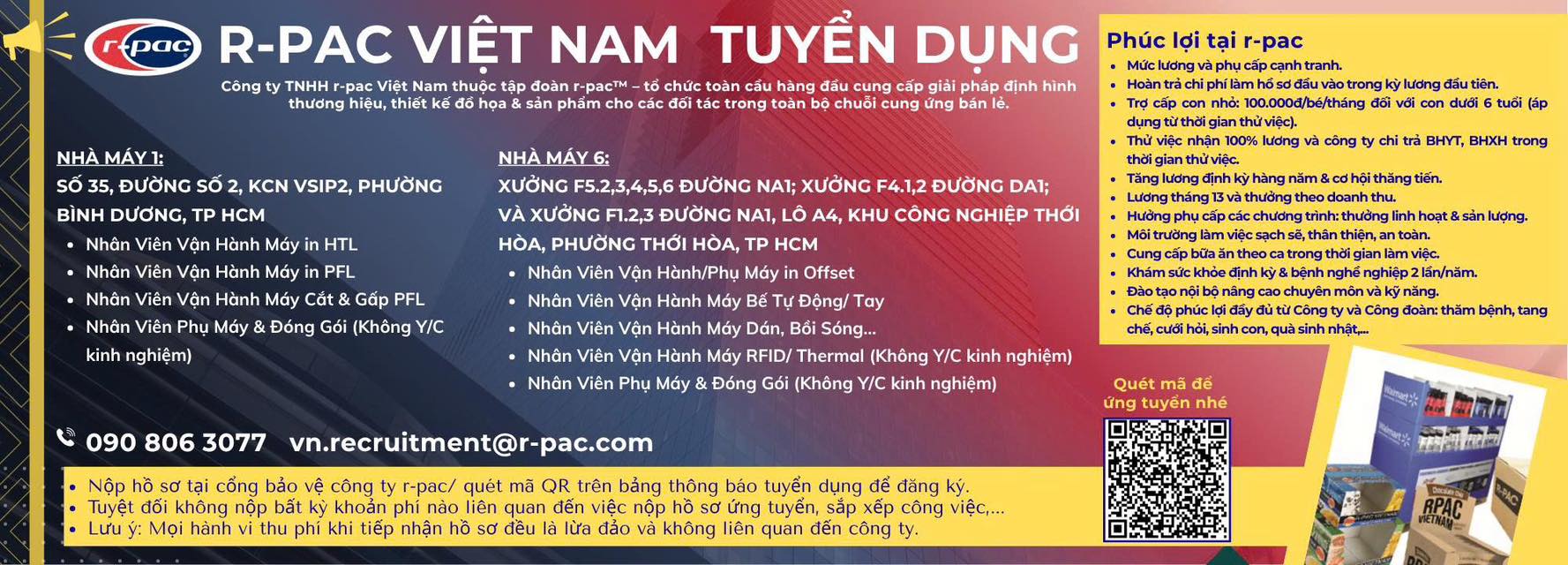 R-pac Việt Nam | Thu Dau Mot