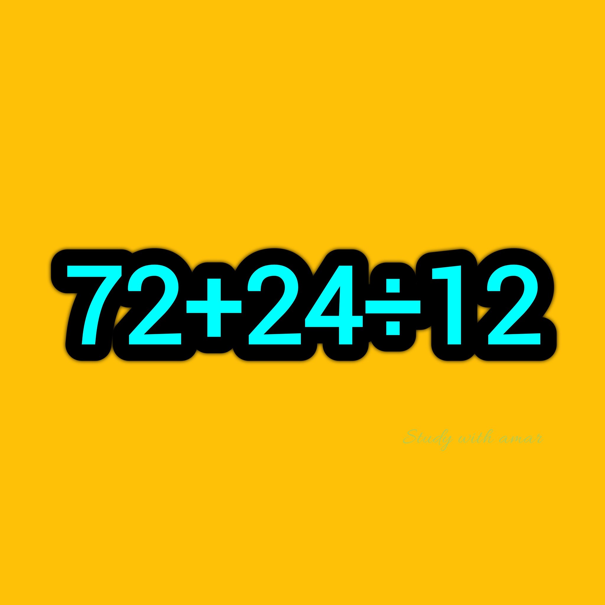 Study - simple maths challenge #foryoupageシforyou #BODMAS # ...