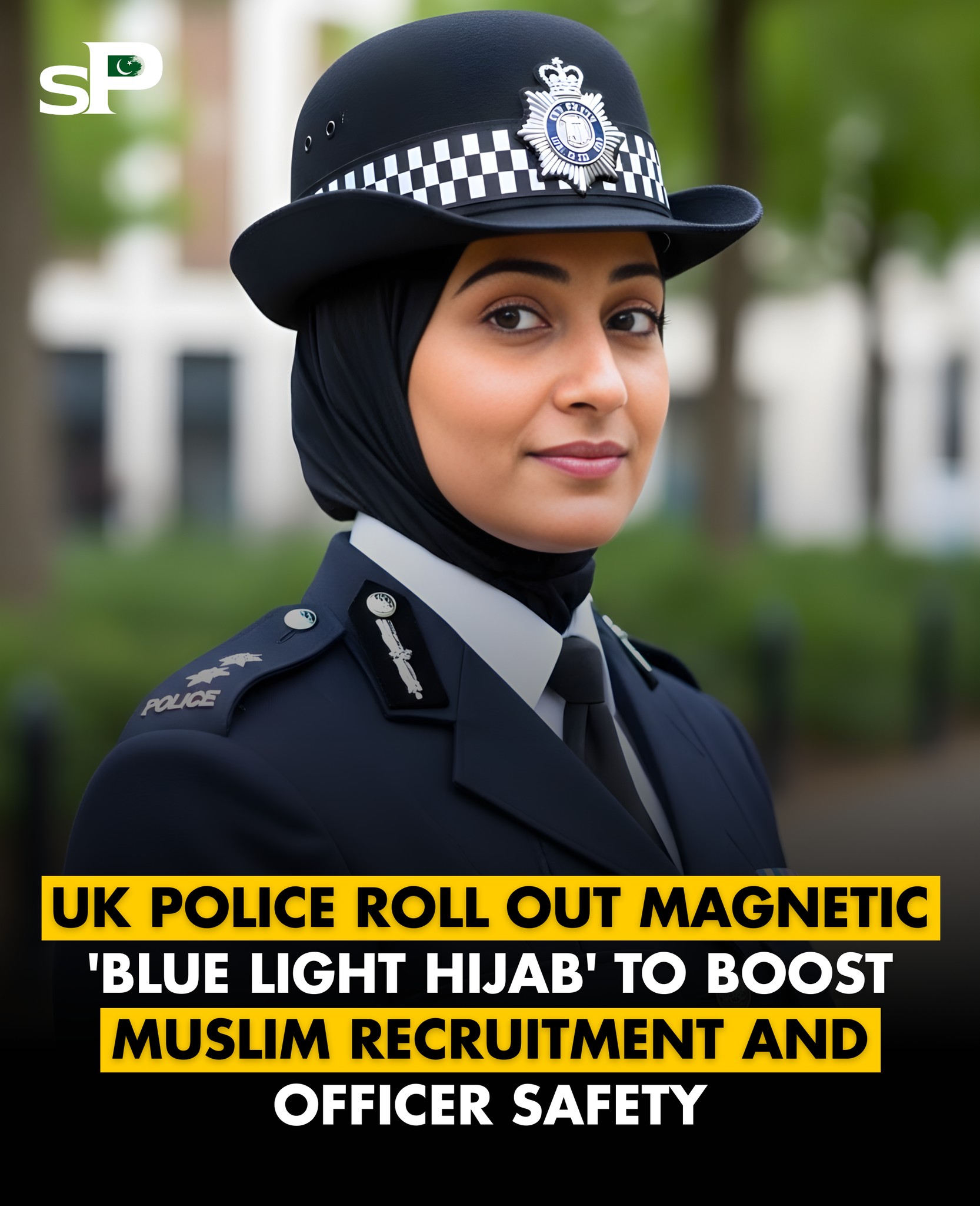 Scroll - Leicestershire Police has introduced the Blue Light Hijab®, a ...