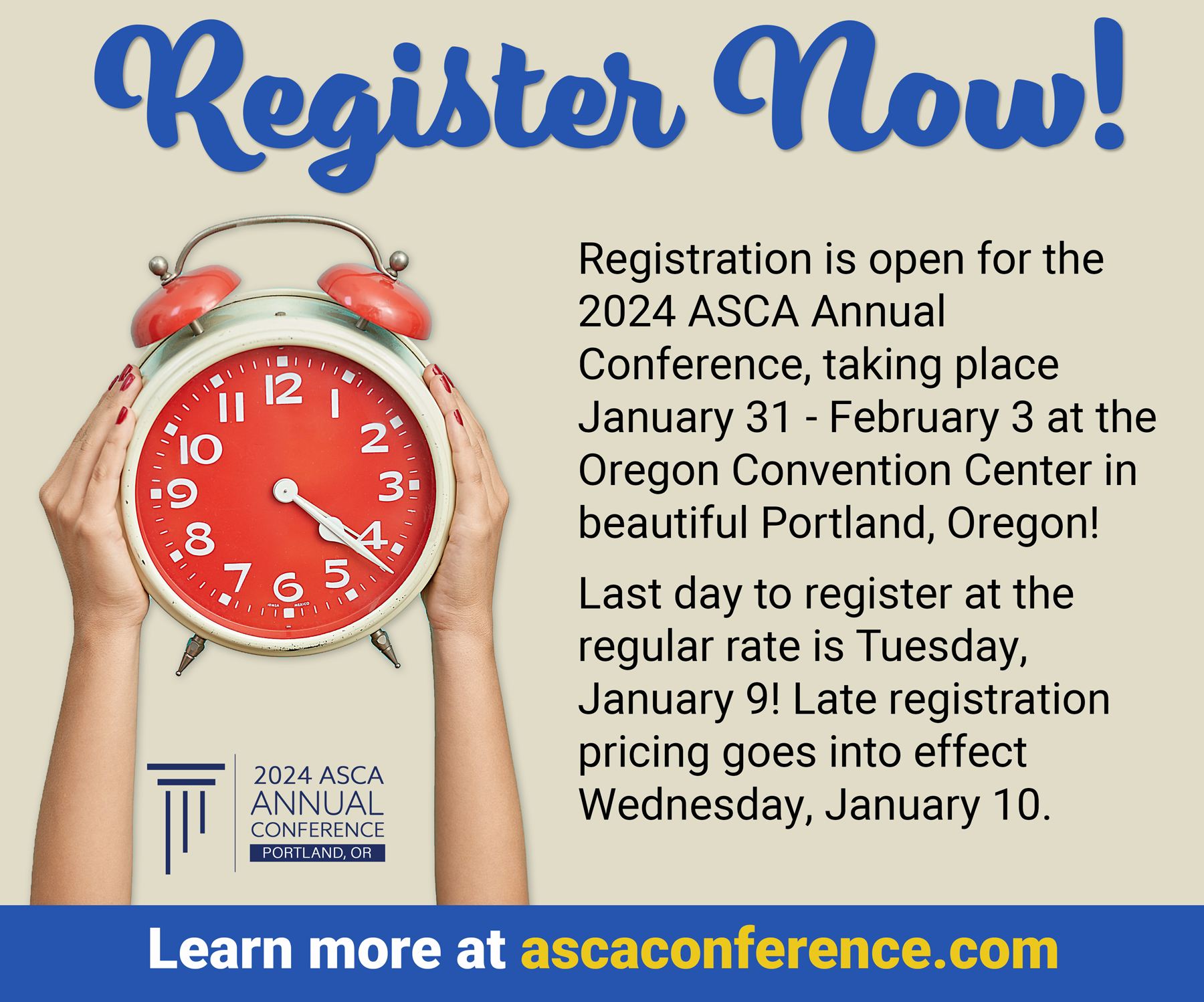 ⏰... - ASCA-Association for Student Conduct Administration | Facebook