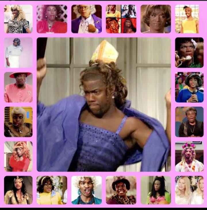 Black Male Actors Wearing Dresses in Hollywood