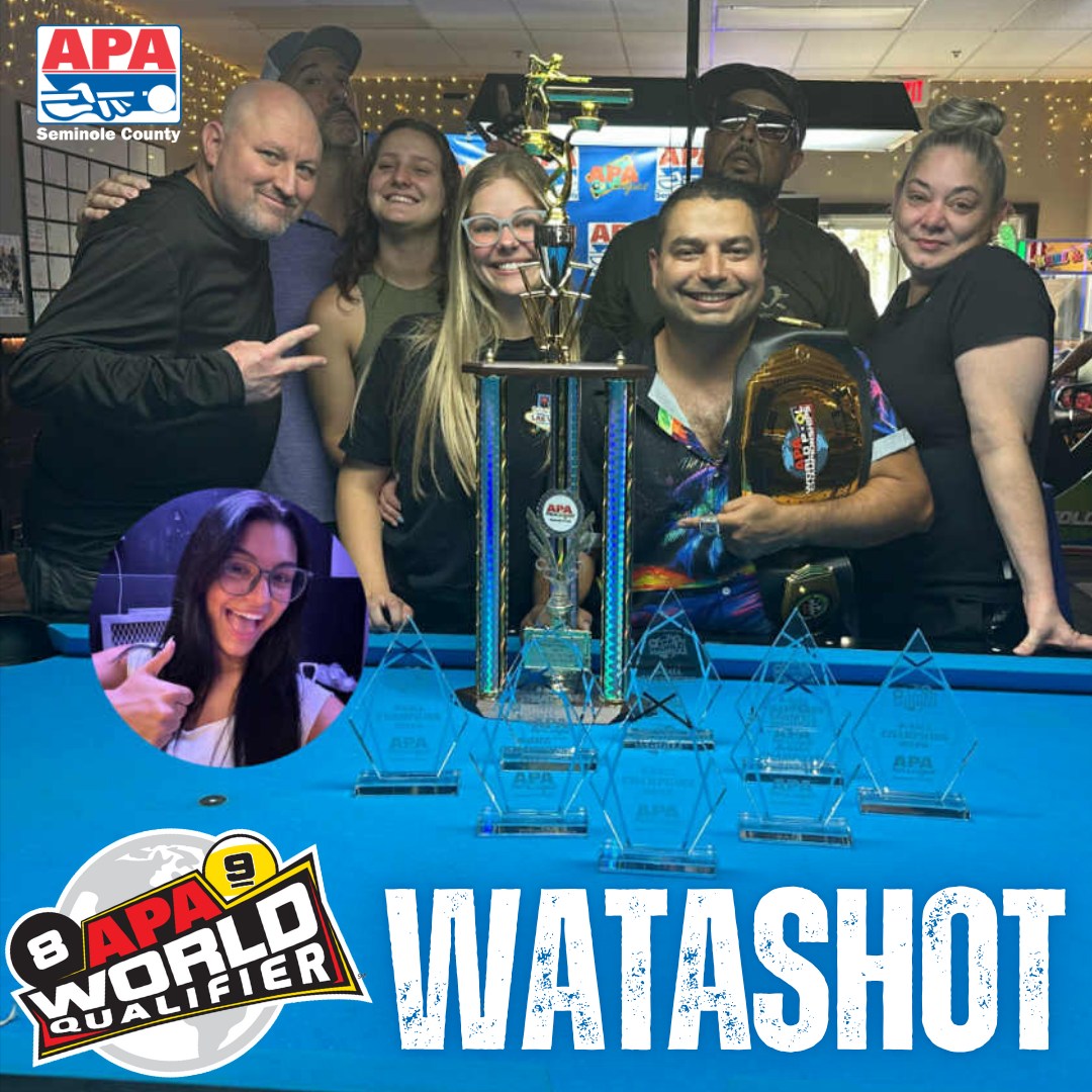 Congratulations to our 2025 8Ball... - Seminole County APA | Facebook
