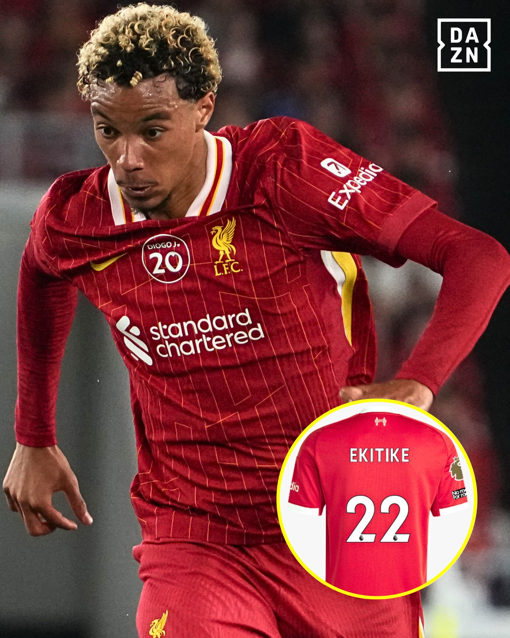 Liverpool FC new signing Hugo Ekitike has selected shirt number