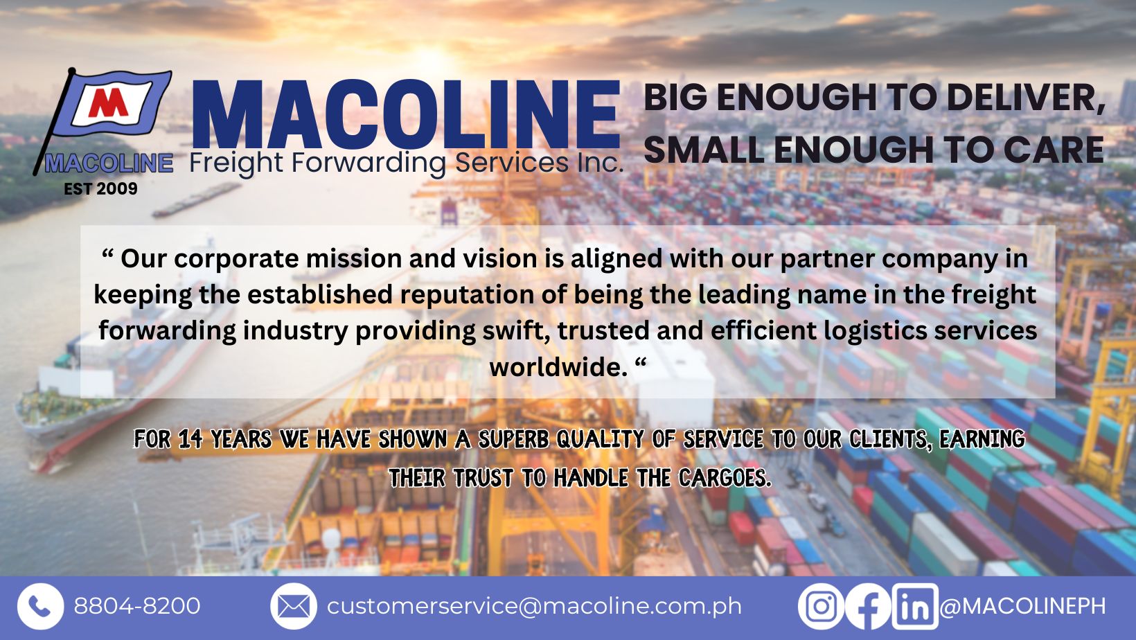 Macoline Freight Forwarding Services Inc. | Pasay City