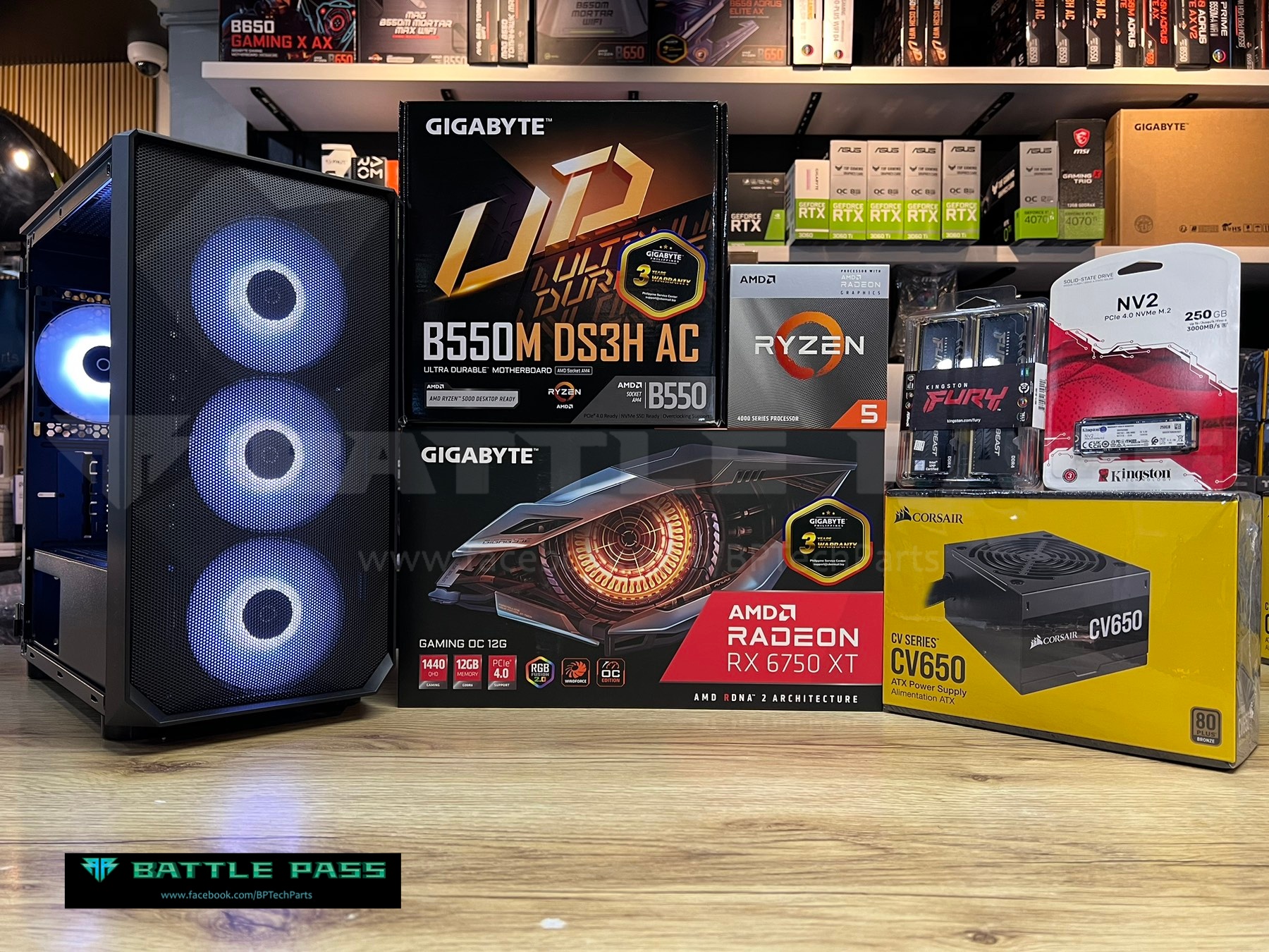 Ryzen 5 5600x PC build with RX 6700xt
