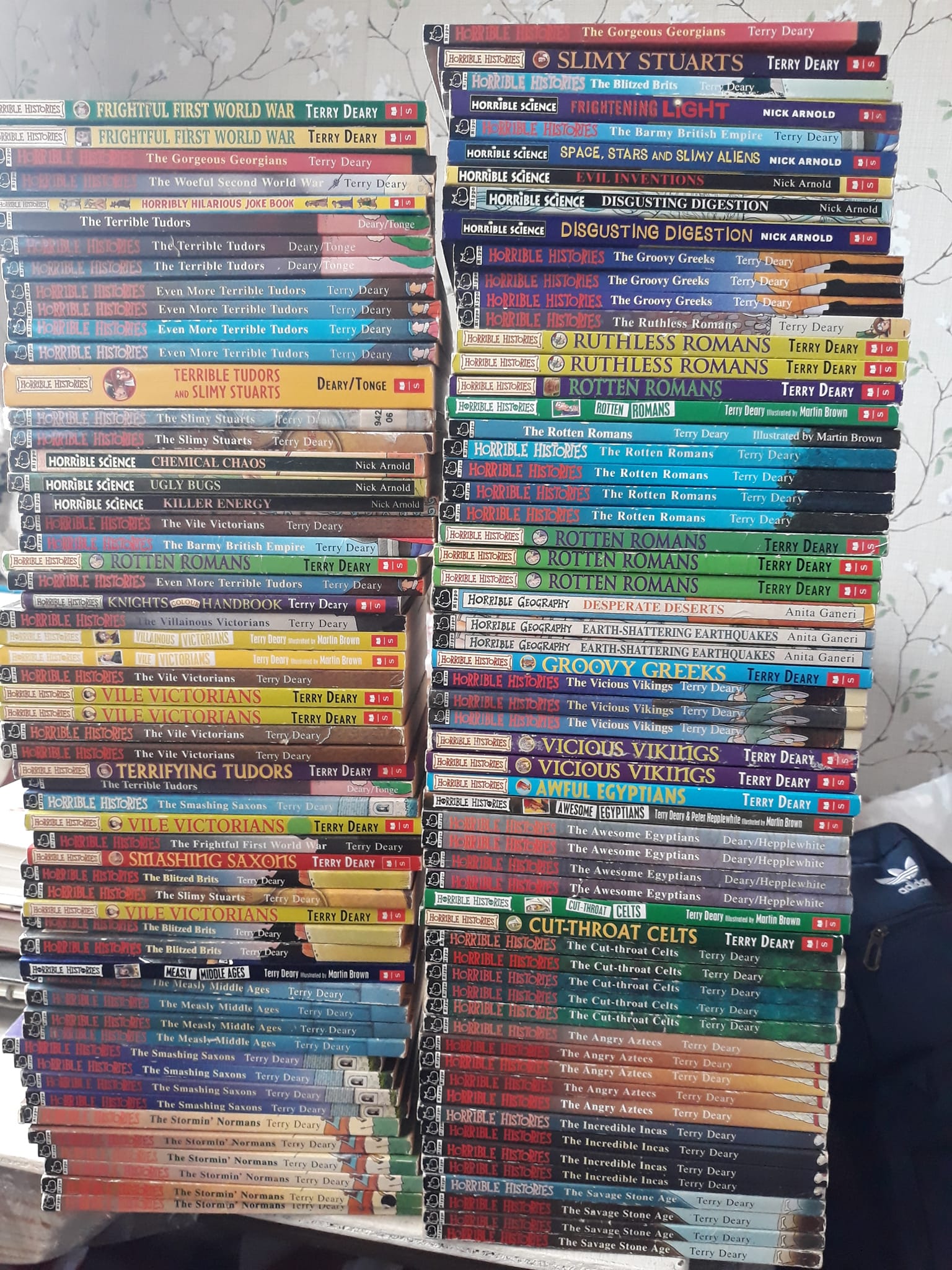 New Horrible Histories and Horrible Science books added