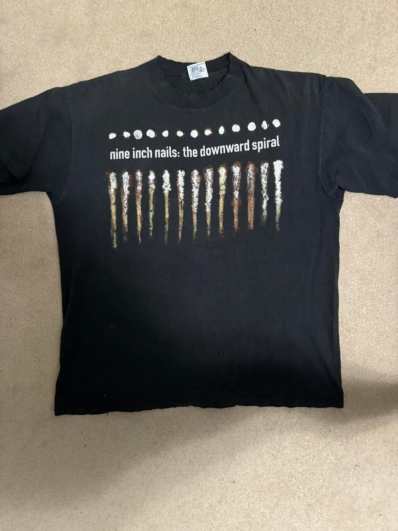 Does anyone else own a 90s Nine Inch Nails downward spiral shirt?