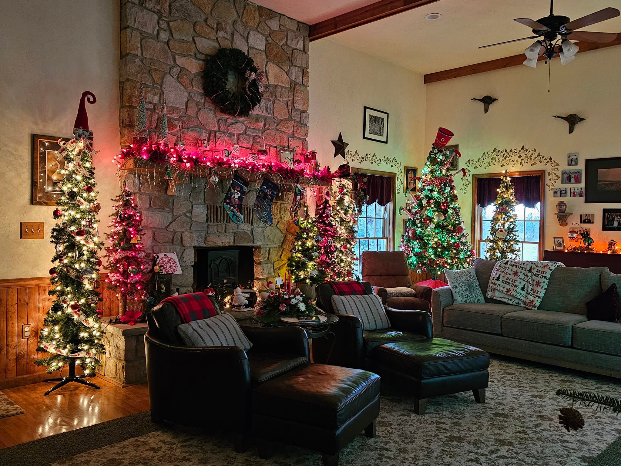 Christmas room decorated for 2023