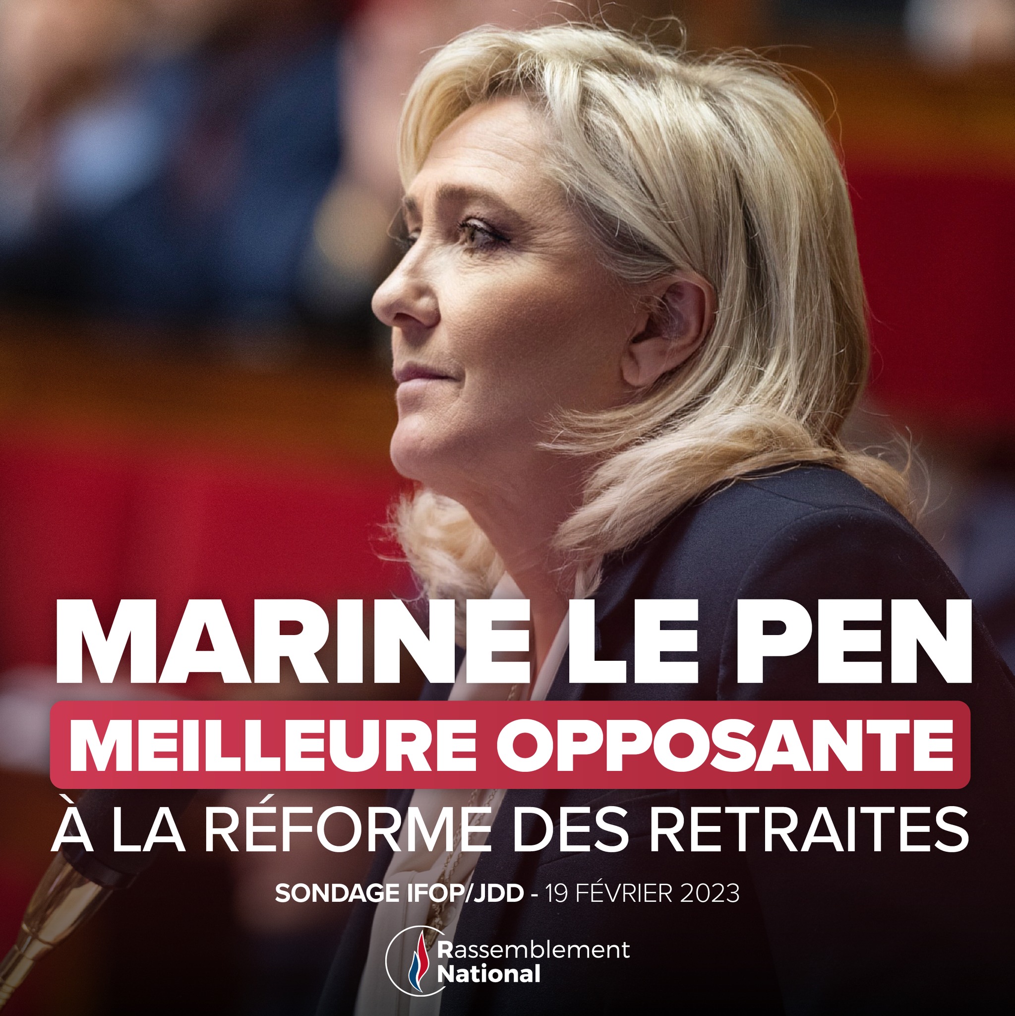 Ou écrire à Marine Le Pen