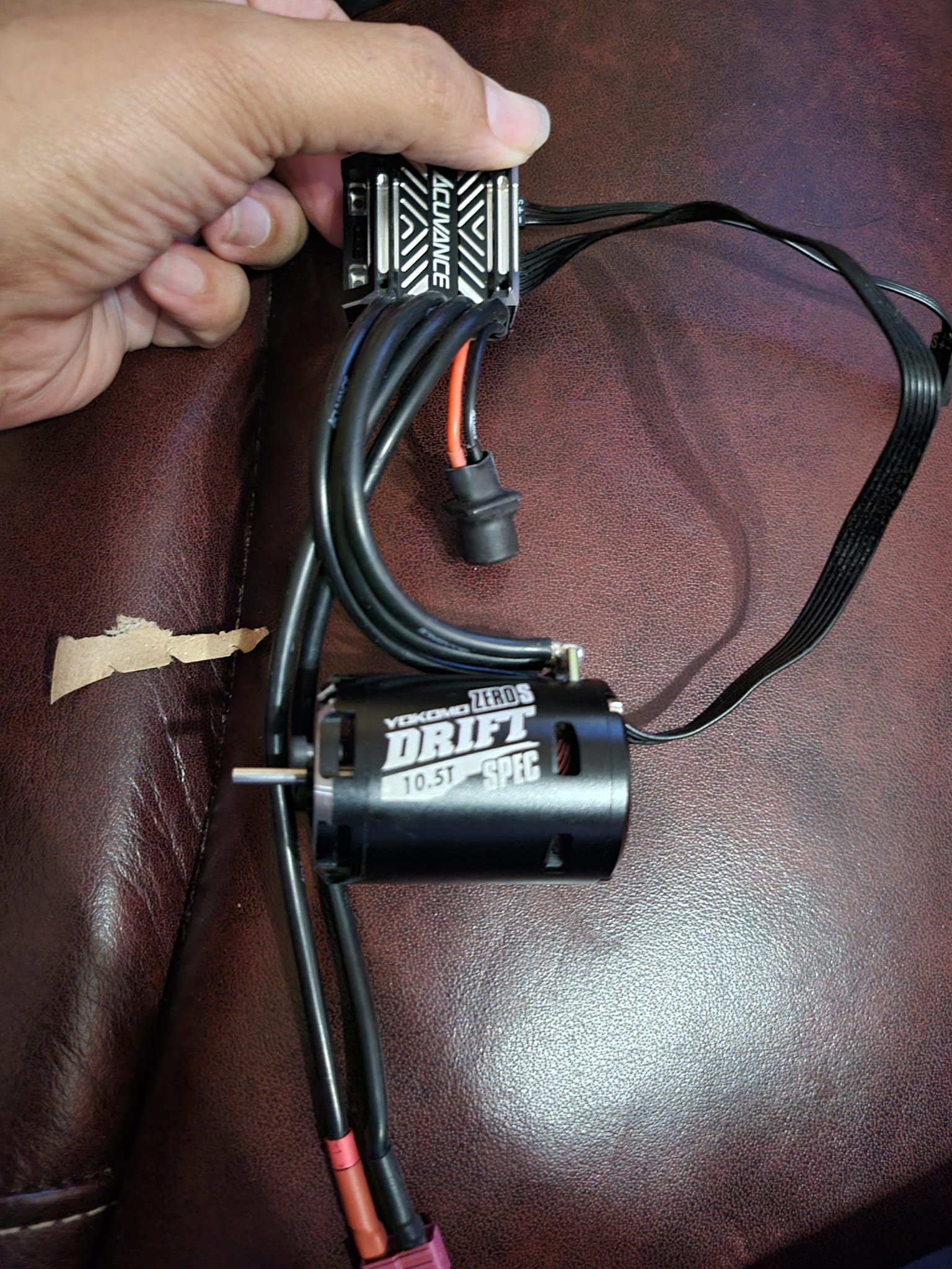 Can Acuvance Xarvis XX ESC change the motor wiring position like
