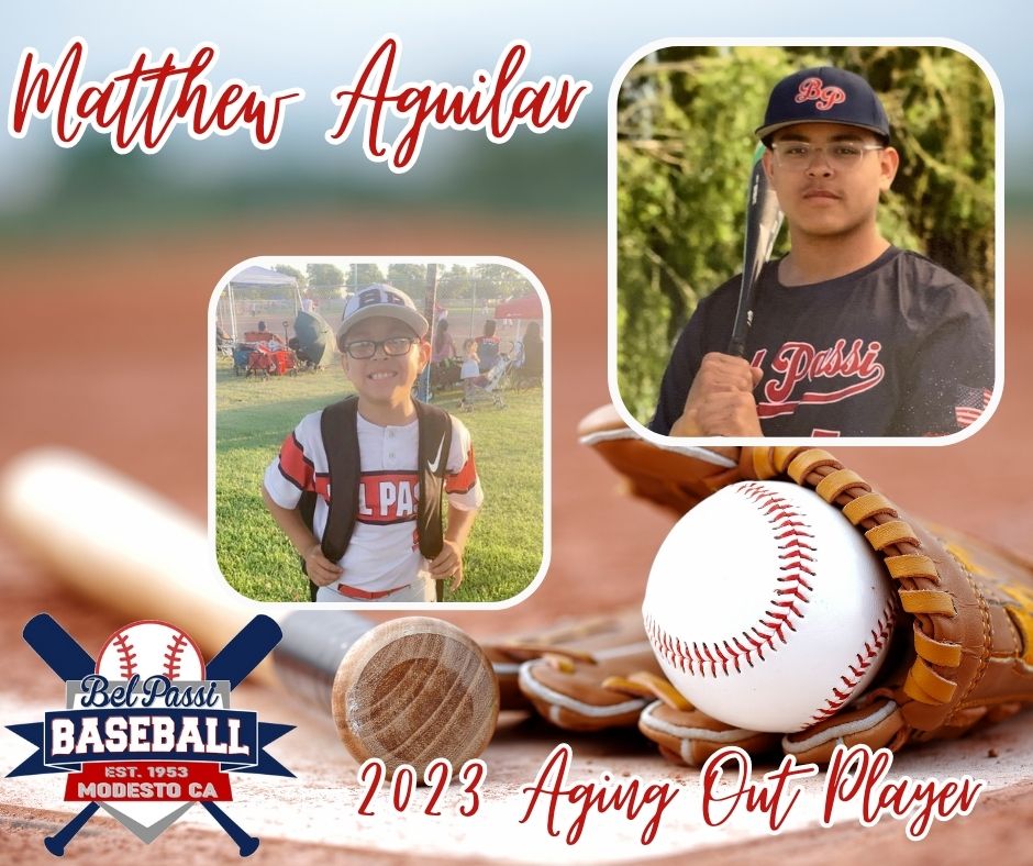Congratulations Matthew Aguilar! - Bel Passi Baseball | Facebook