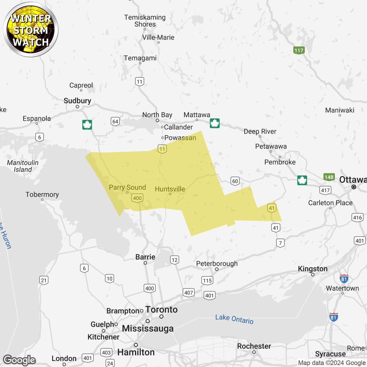 Instant Weather Ontario
