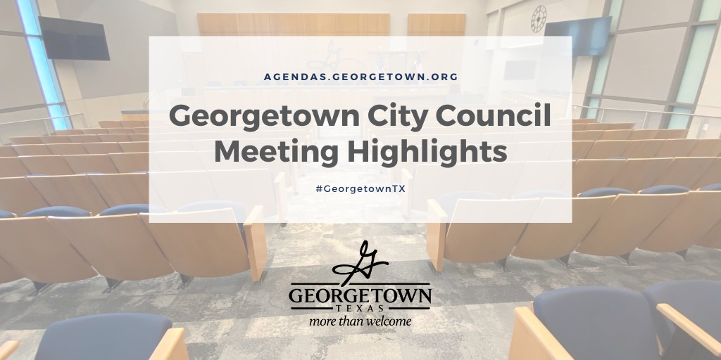 City - The #GeorgetownTX City Council met for nearly 4 hours yesterday ...
