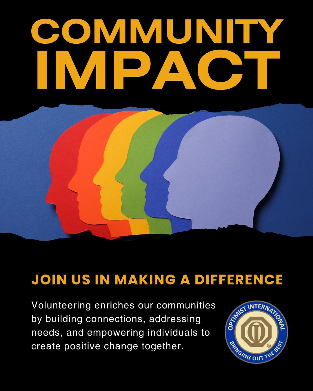 Optimist - Volunteers play a crucial role in shaping and enhancing ...