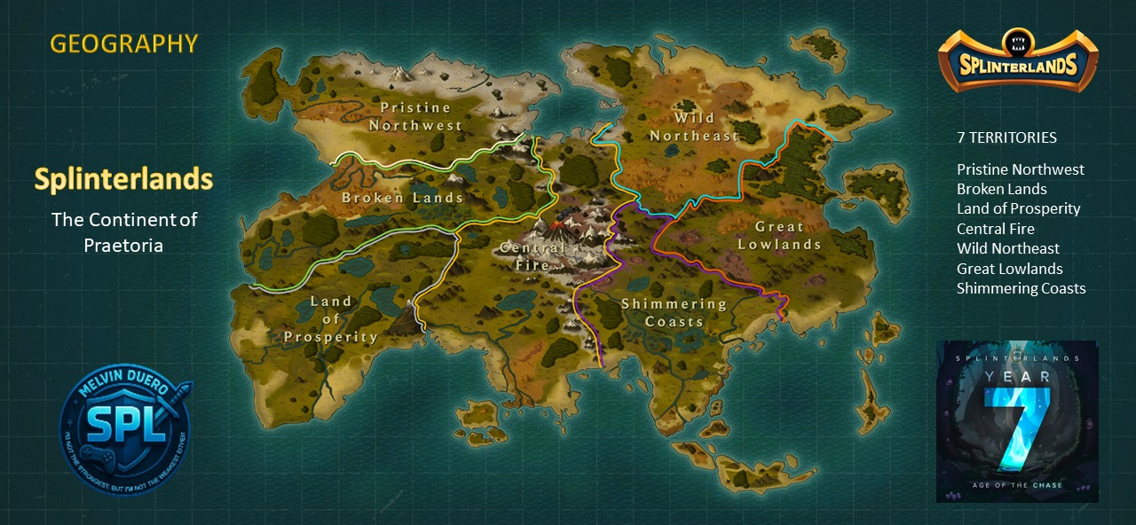 Melvin - SPLINTERLANDS Geography 🗺 The Seven Territories of Praetoria 🌍 ...