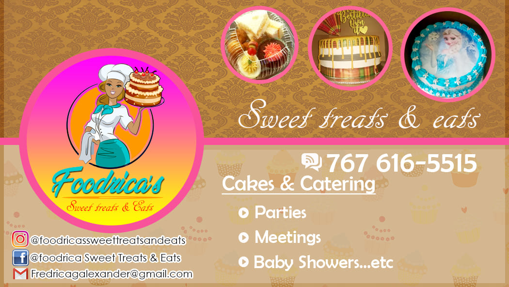 Foodrica's Sweet Treats & Eats | Roseau