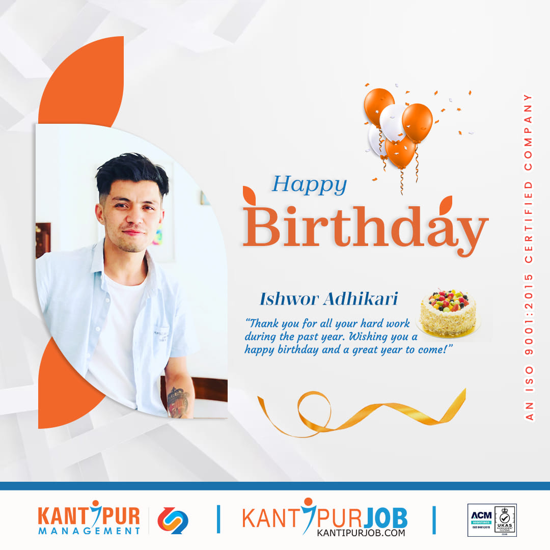 Happy Birthday! We... - Kantipur Management Private Limited