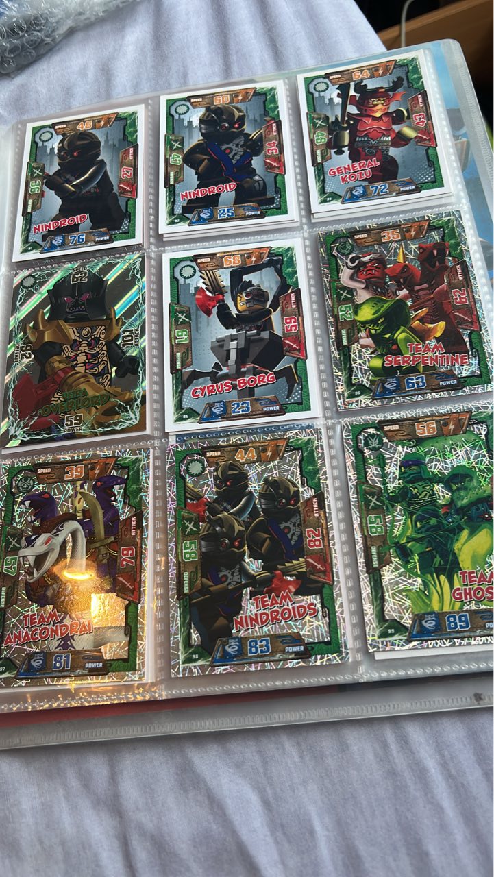 lego ninjago card collector binder Tab Notebook Spiral Notebooks by IQ Lego Ninjago Trading card game