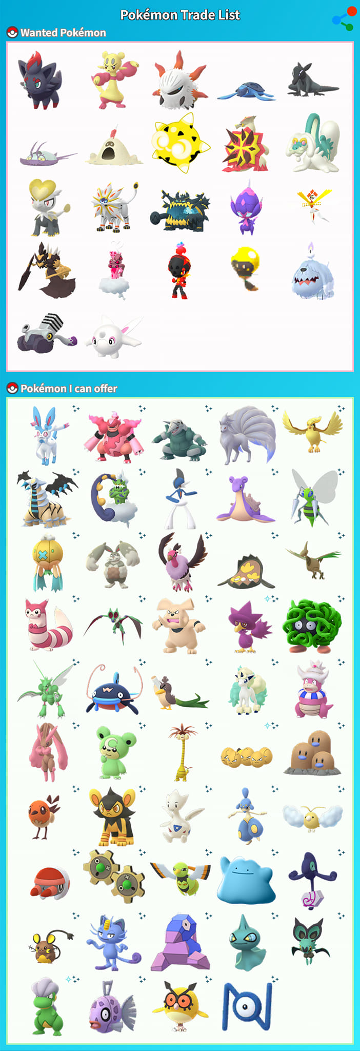 Pokémon GO – Zorua Shiny In Scambio – Costo 20.000 Polvere – Registrato E Pronto
