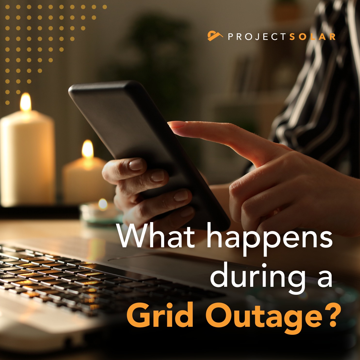 Project Solar - Power Outages? No Problem! 💡 With a grid...