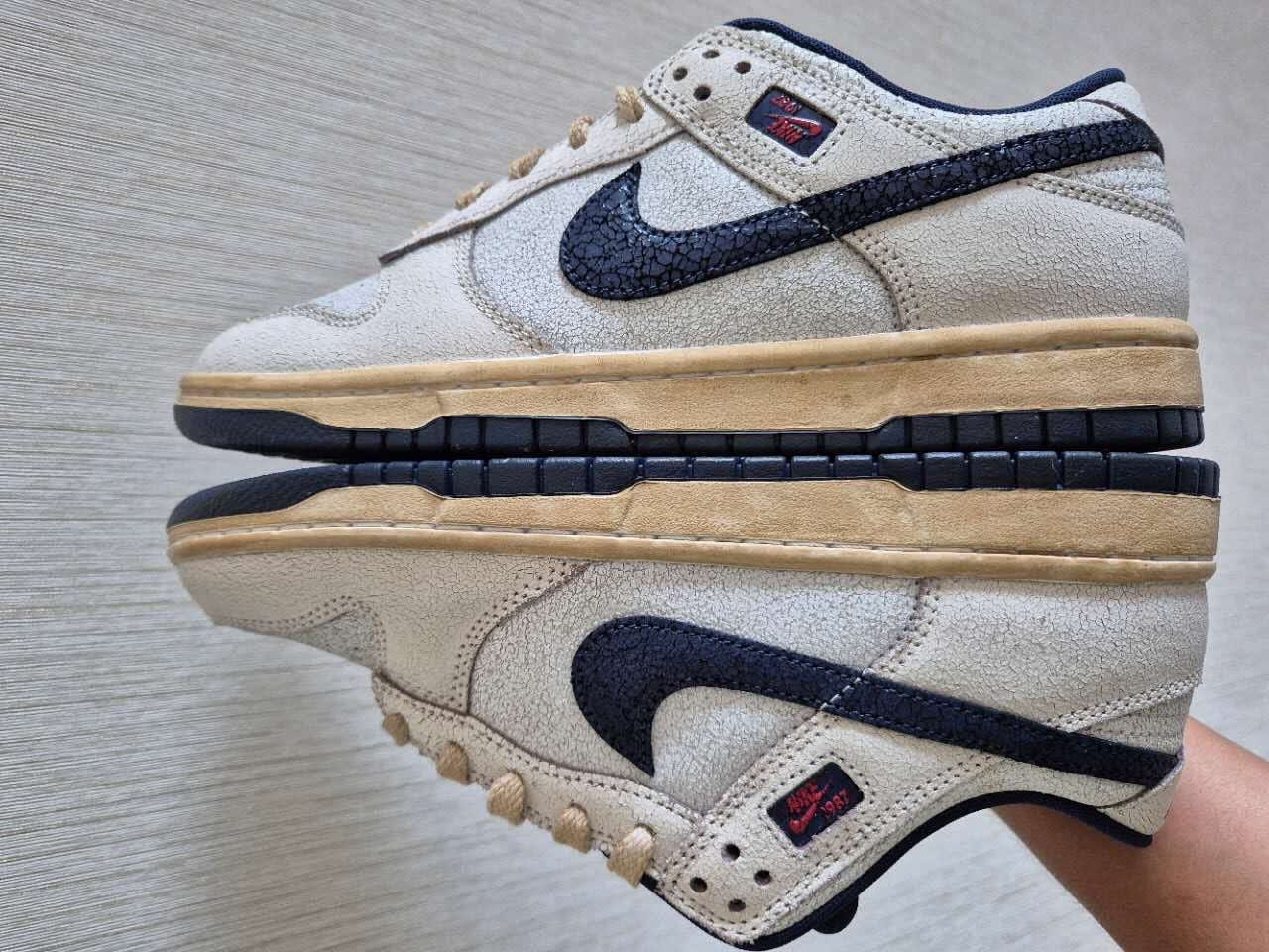 An official look at the 'Stranger Things' x Nike Dunk Low, are
