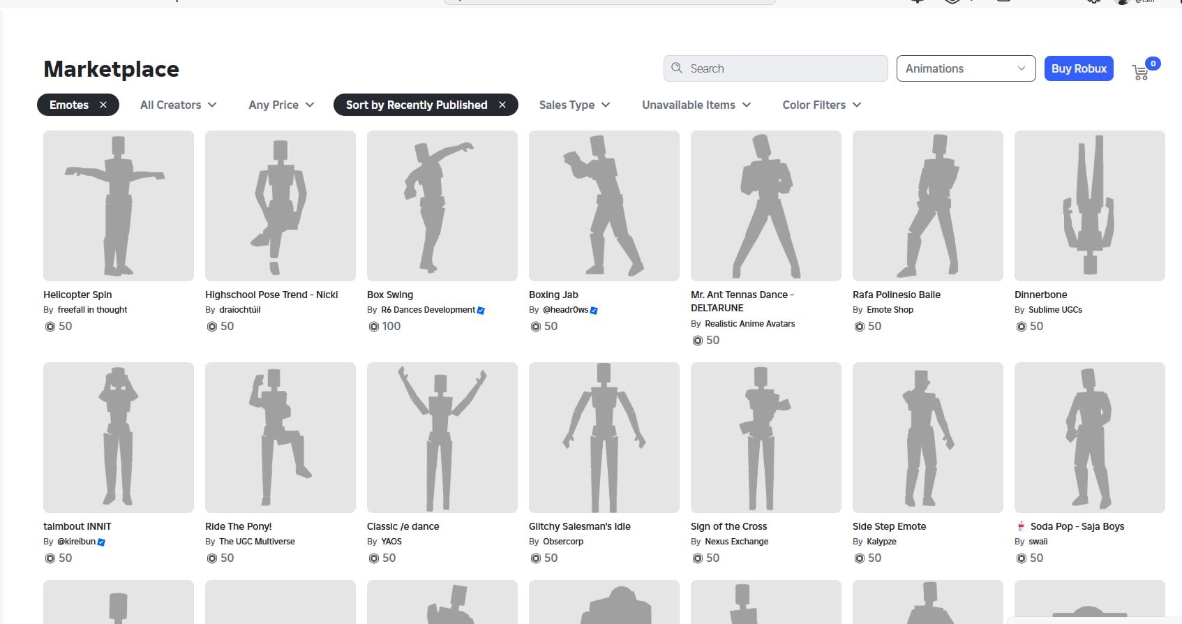 Left - Roblox ugc animation Release แล้วววว อาจจะทำ emote เร็วๆนี้ ...