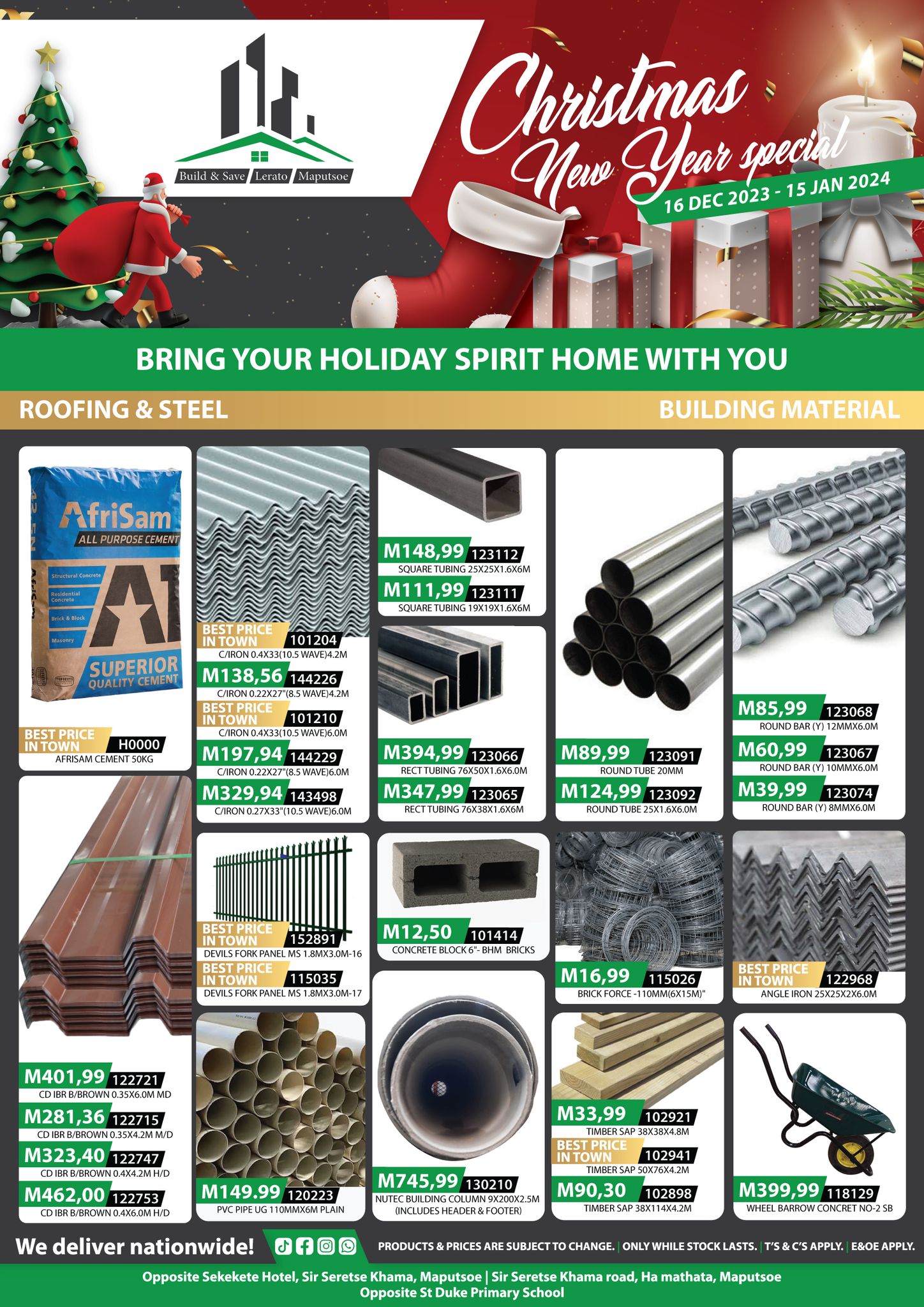 Build and Save Hardware & Building Material | Maputsoe