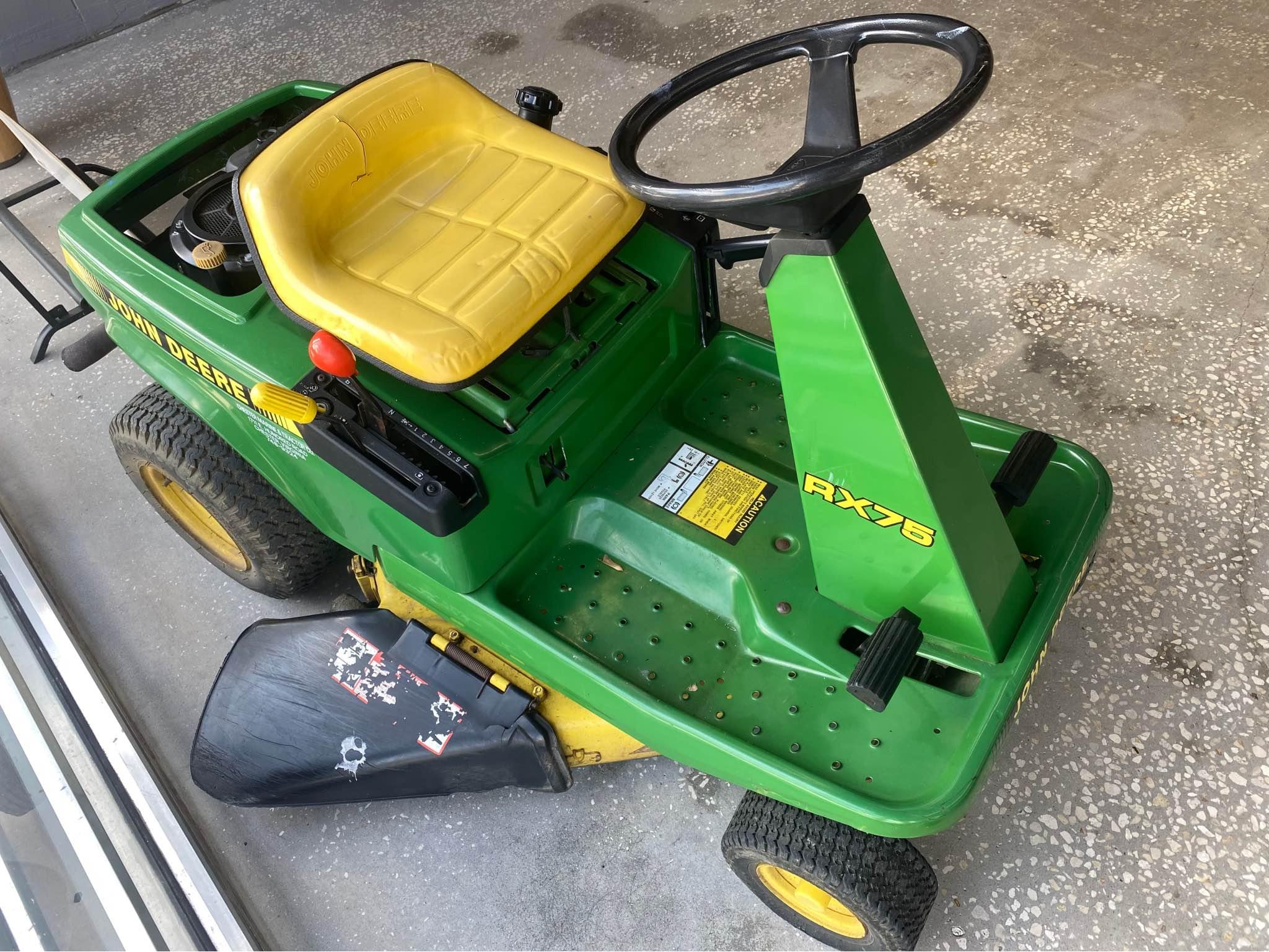 John Deere RX75 riding lawnmower - Lawn Mowers - Largo, Florida ...