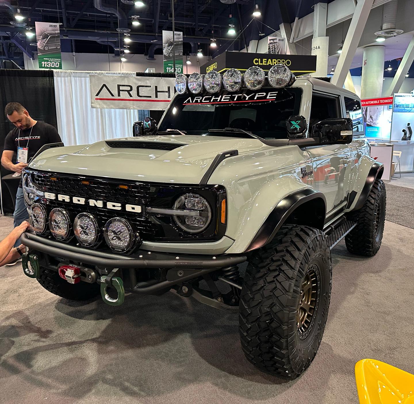 Badass Broncos - Some cool stuff from SEMA. #sema #badass...
