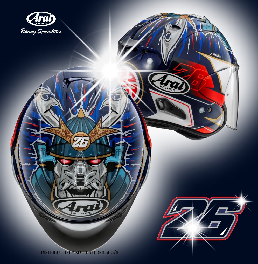 arai helmet dealer malaysia - XD-5 Discovery 7 FRP will provide the protection you need on the road or track ARAI VZ-RAM PEDROSA SHOGUN -