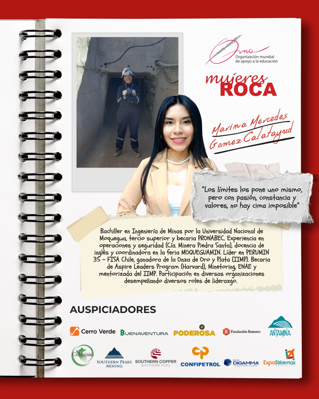 OMA Perú - 🌟 ¡Conoce a nuestras Mujeres Roca 2025! 🌟 Hoy... | Facebook