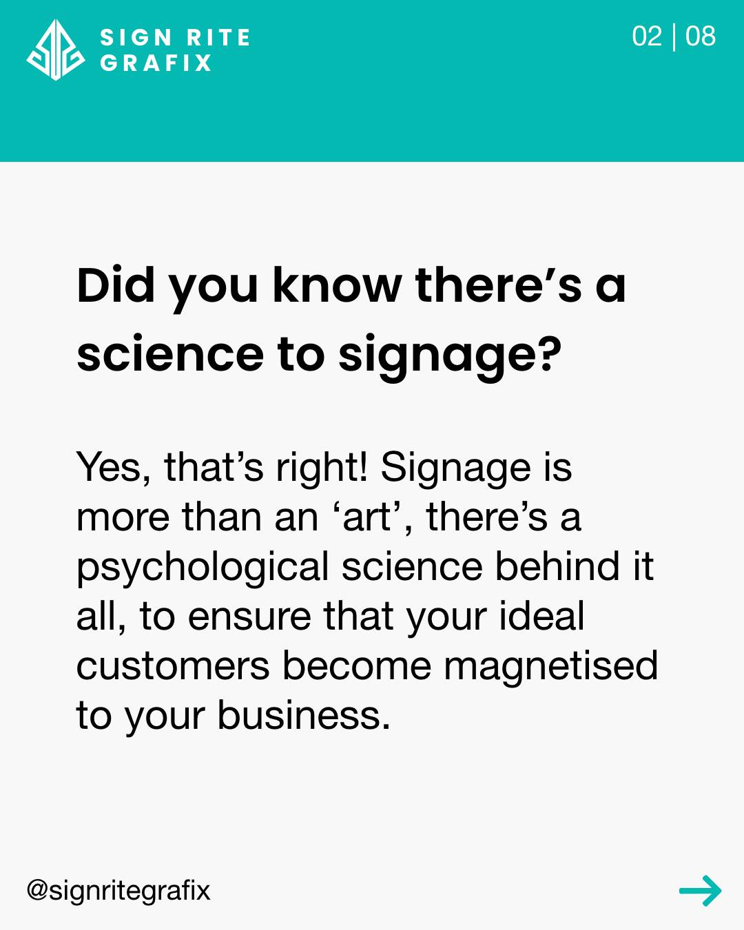 🧠 The Science Behind Effective Signage…... - Sign Rite Grafix