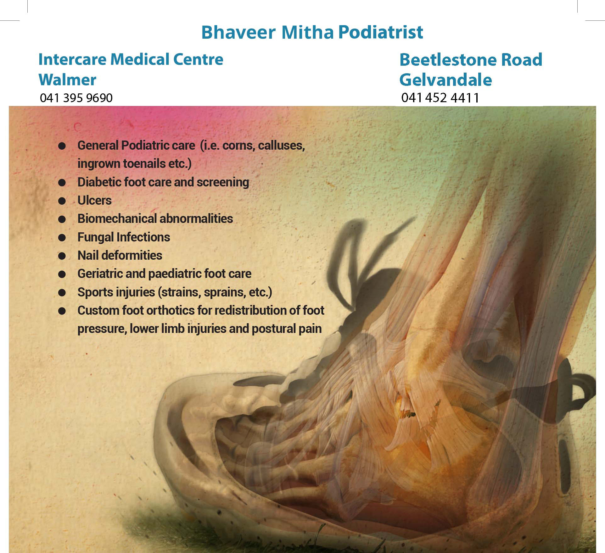 Bhaveer Mitha Podiatrist | Port Elizabeth