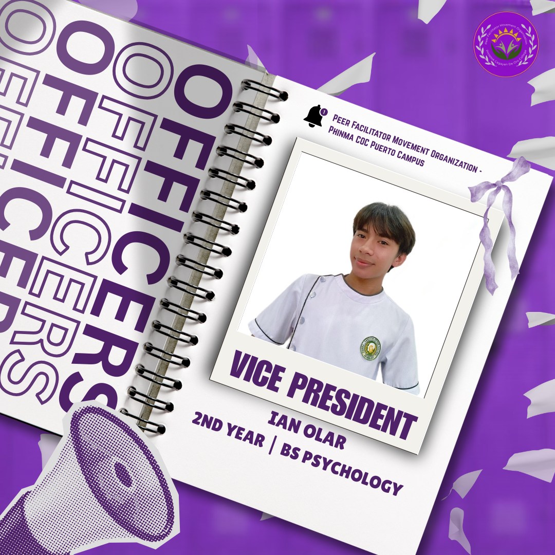 Peer Facilitator Movement Organization - Phinma COC Puerto Campus added ...