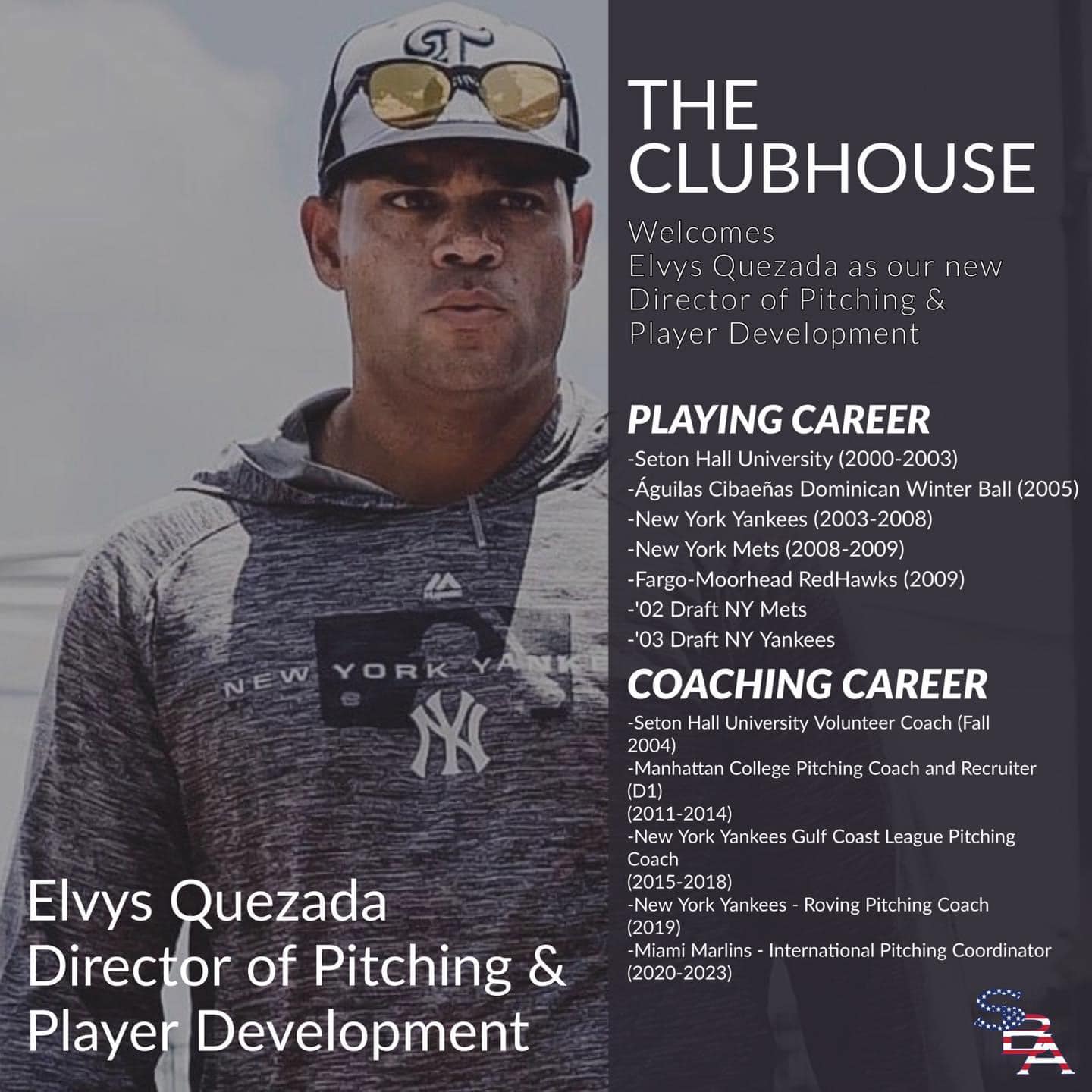 Meet SBA Clubhouse Coach Elyvs Quezada. Coach Elyvs Quezada is The SBA ...