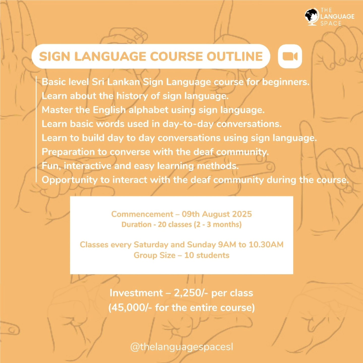 The Language Space | Colombo