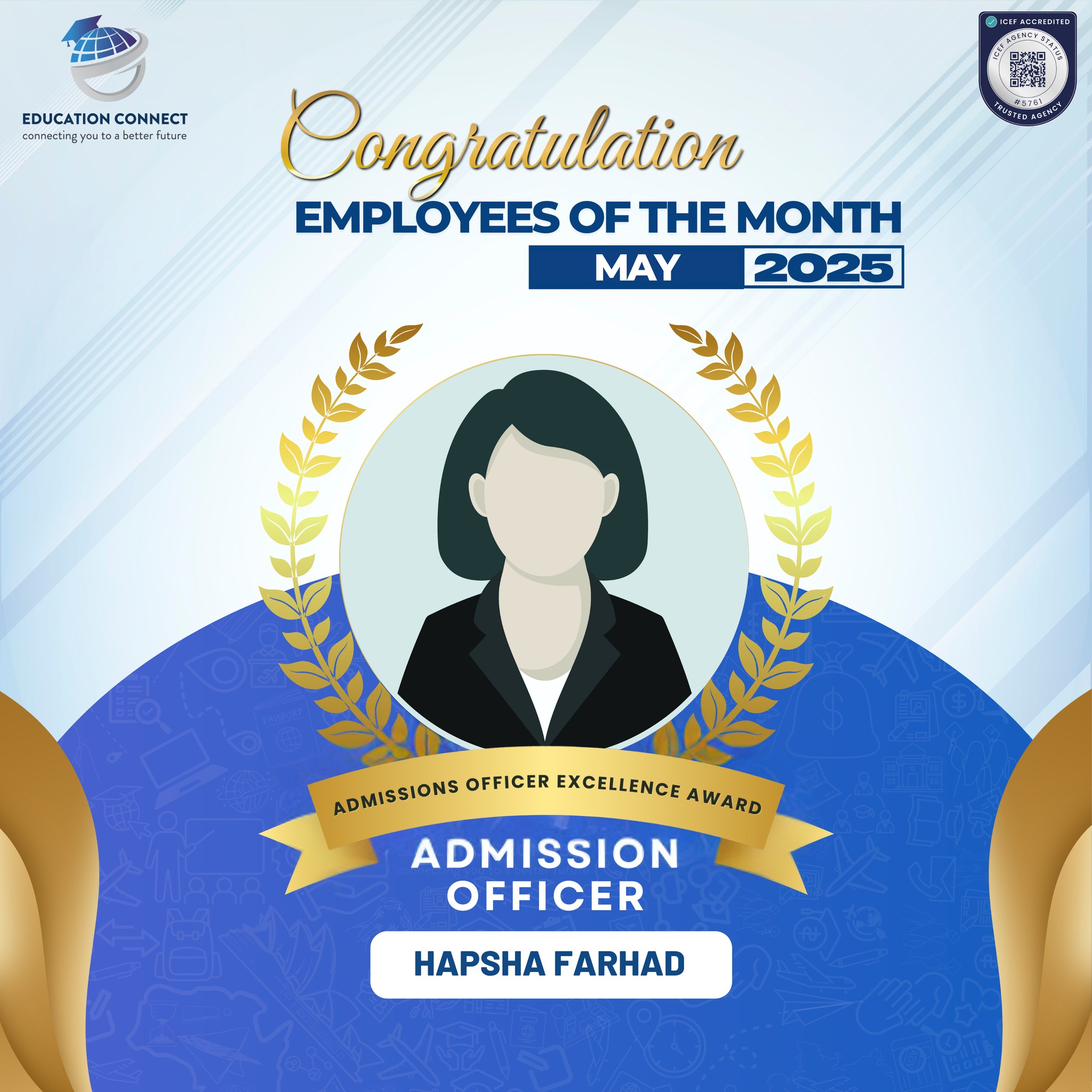 🎉🏆 Employees of the Month –... - Education Connect Bangladesh | Facebook